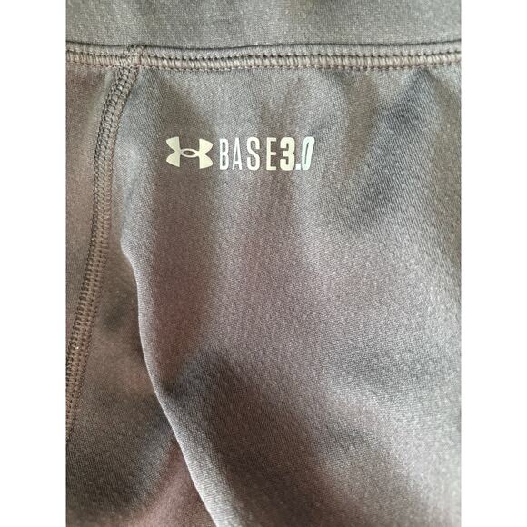 Under Armour Base 3.0 Pants Men Small Black Thermal Compression Leggings Outdoor - Picture 5 of 6